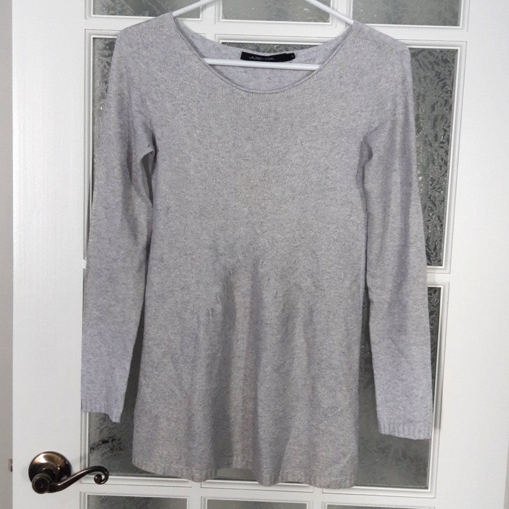 Lauren Vidal crew neck sweater, made in Italy